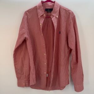 Ralph Lauren Red Gingham Men's Shirt